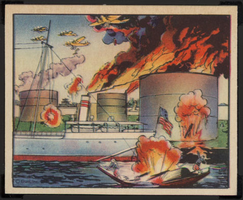267 Jap Bombers Ignite U.S. Oil Tanks